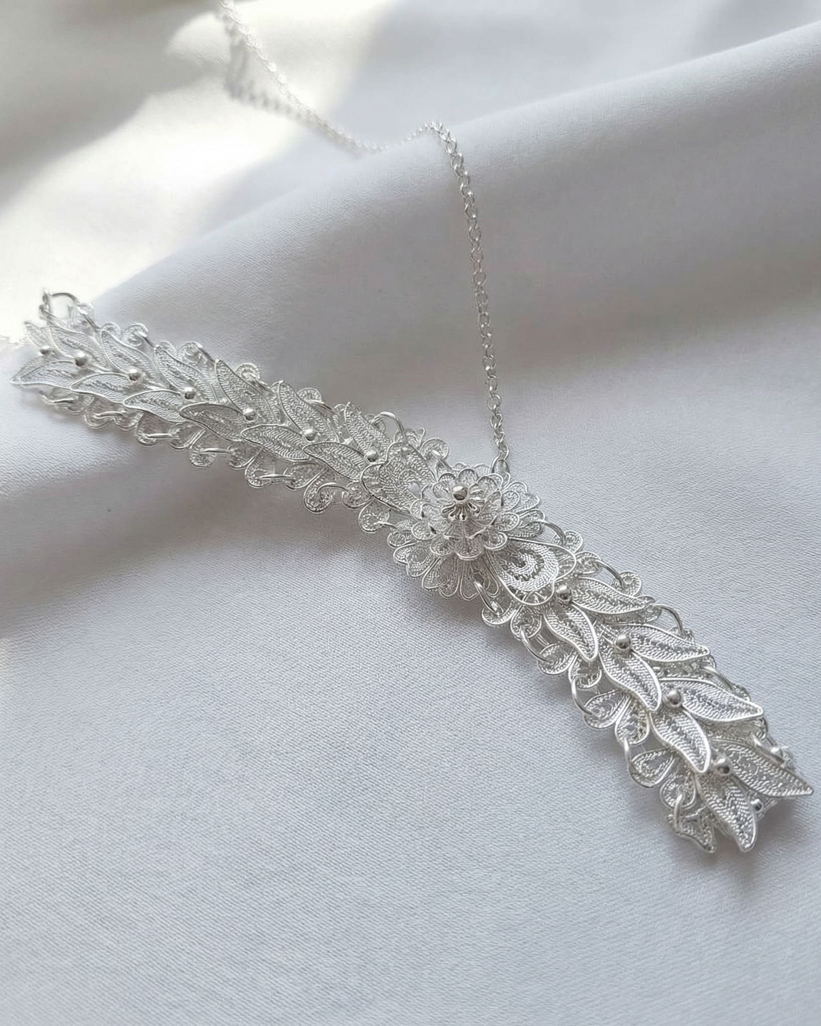 Blossoms-Splendid knitting irregular Y-shaped necklace Regular price