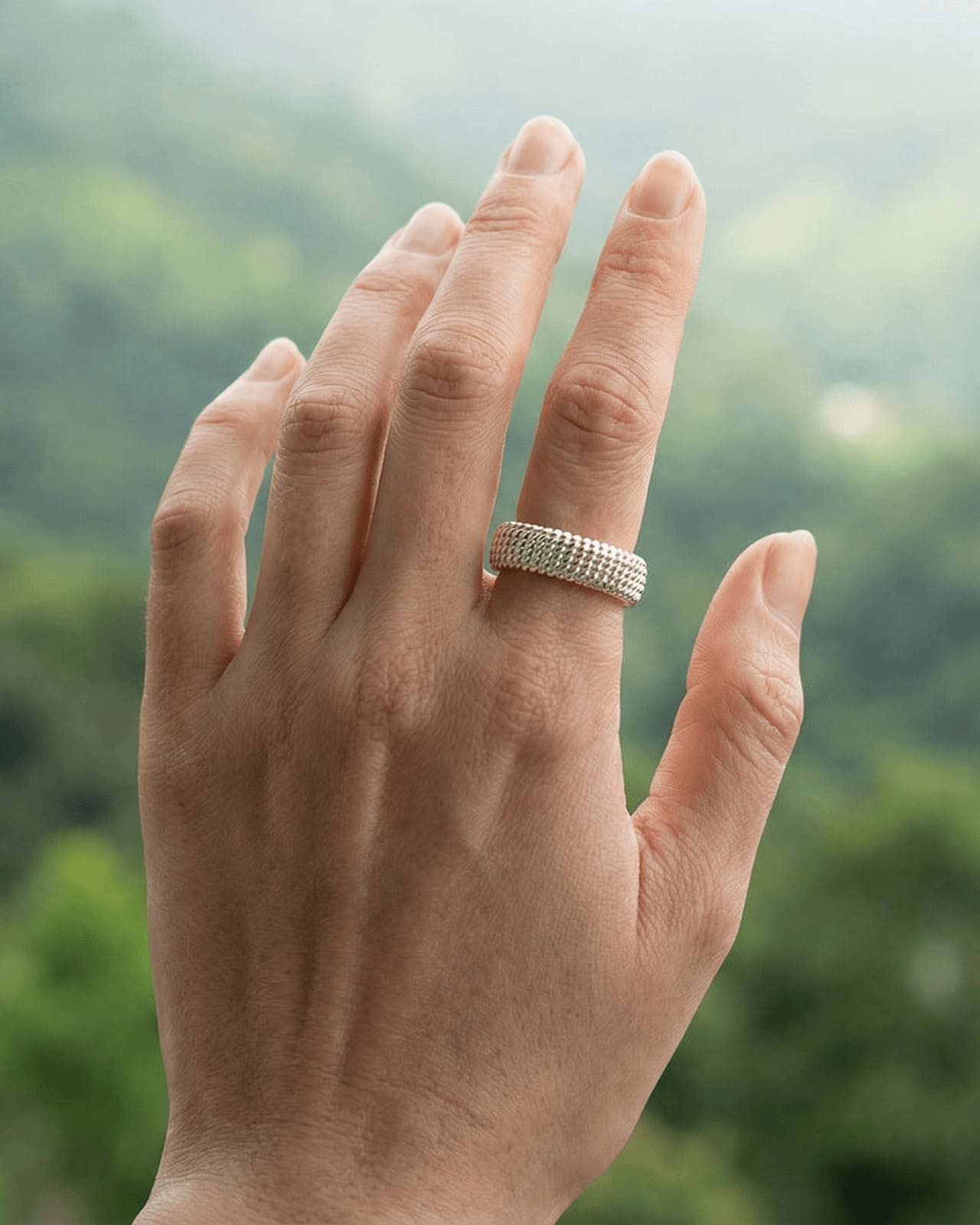 House Eave Motif Ring