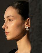 Pleats Earrings -Chasing