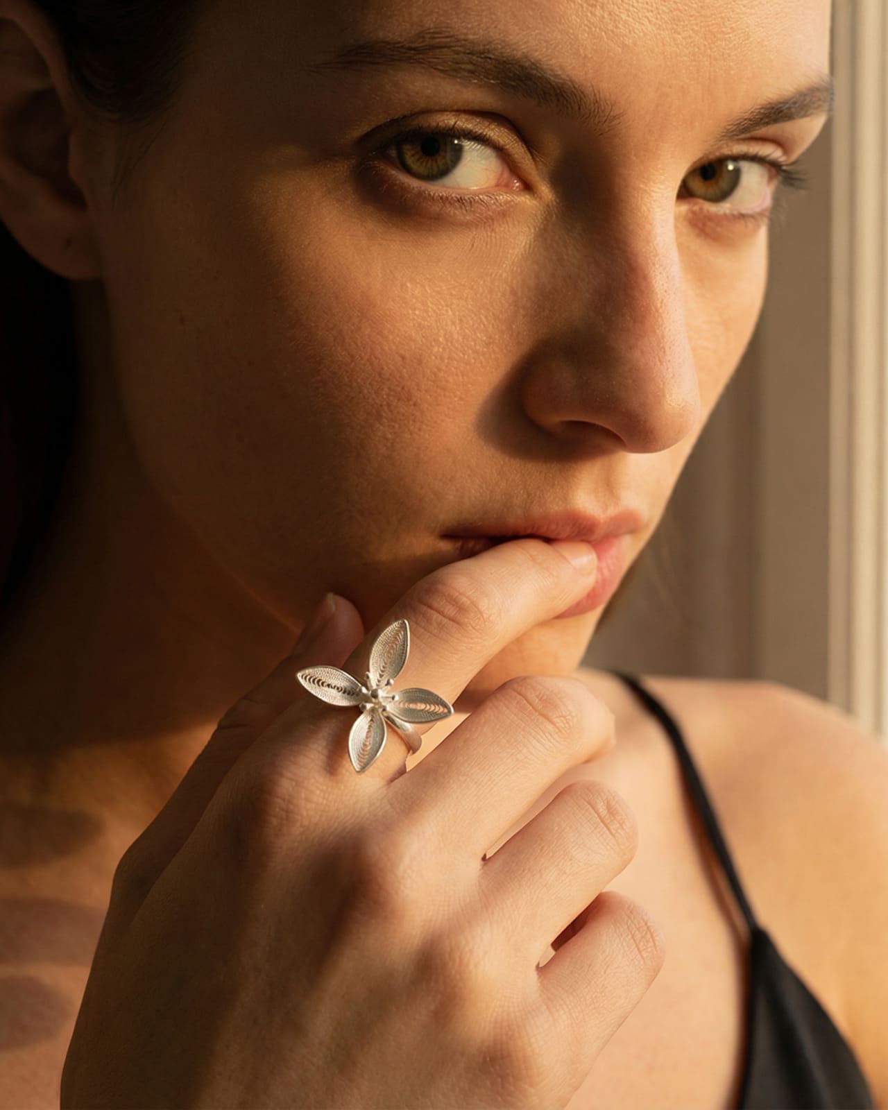 The Serendipity Ring-Handcrafted in Fine Filigree Secondary image