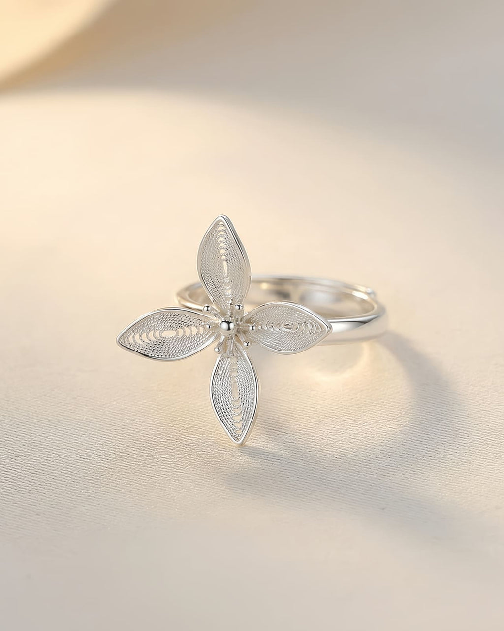 The Serendipity Ring-Handcrafted in Fine Filigree