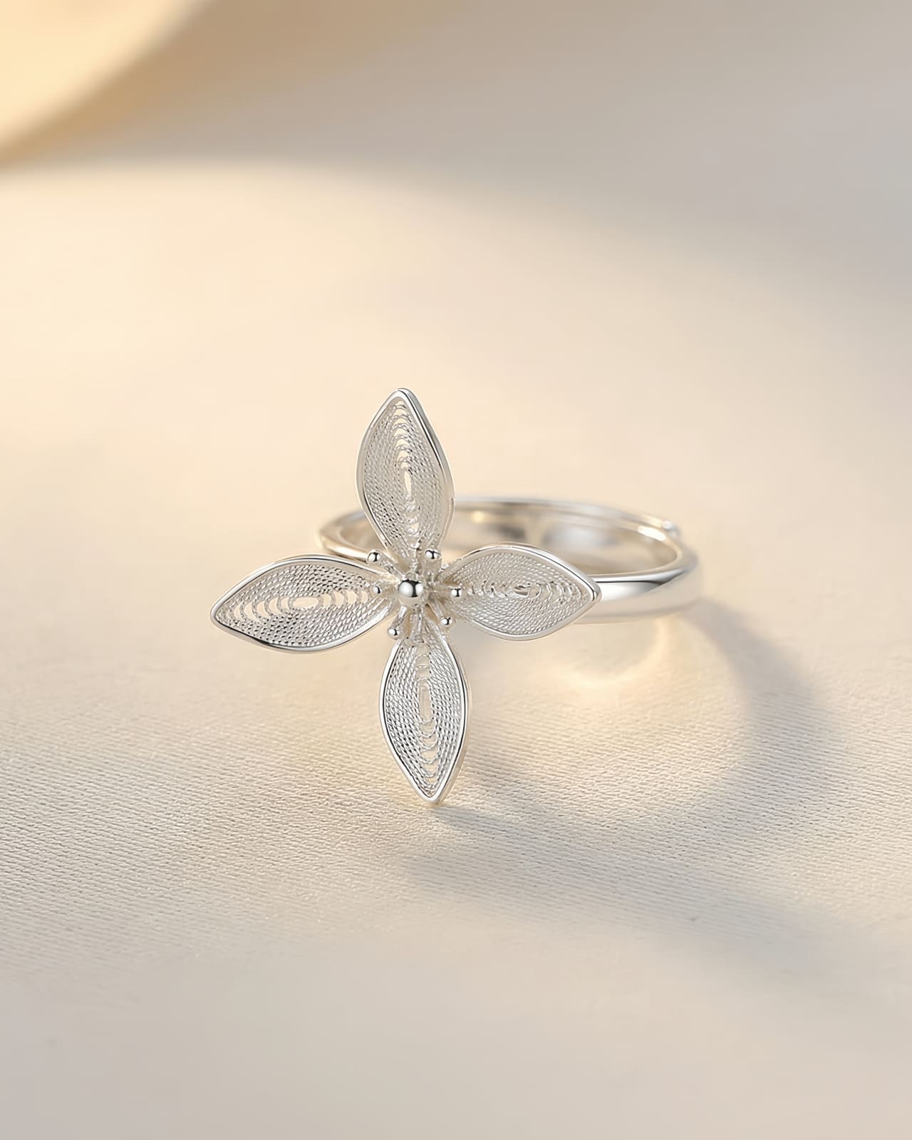 The Serendipity Ring-Handcrafted in Fine Filigree